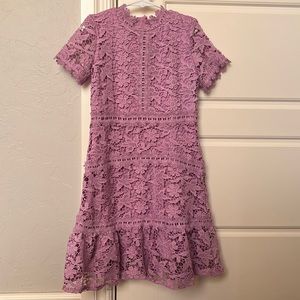 EUC Sz. 6 Little Girls Lilac GB Floral Lace A Line Dress from Dillards